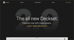 Desktop Screenshot of deckset.com